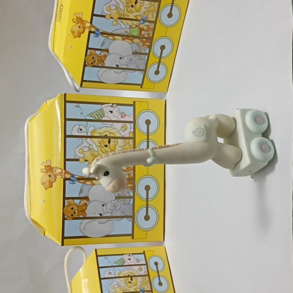 Precious Moments Giraffe Birthday Train